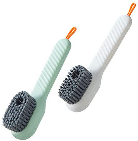 Gogogmee Multifunktionale Reinigungsbürste 2-teiliges Schuhbürsten-Set Mit Starken Borsten Wäsche- Und Schuhreinigungsbürste