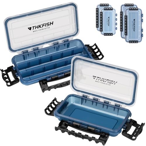 THKFISH Angelbox 3600 Köderbox 3700 Angeln Tackle Box Angelkoffer 2 Stück Wasserdicht Sich hin- und Herbewegende Angeln Angelköder Box (3400X2 3500X2-4PCS)