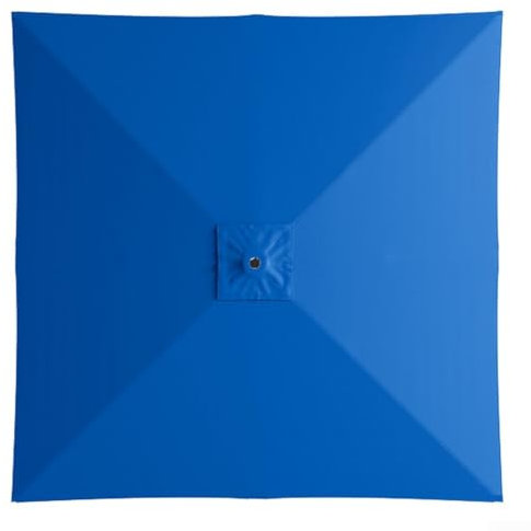 Parasol en polyester 160 g 2 x 2 m pour balcon, terrasse, jardin (bleu)