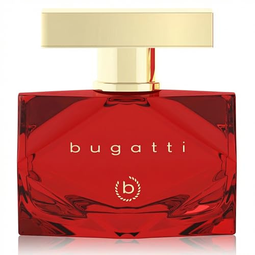 bugatti bellissima rossa Parfüm Damen 30ml I Eau de Parfum mit edlem Flakon I verführerische Kombination aus Mango, Vanille, Sandelholz & Kaschmirholz I sanft-elegantes Damen Parfüm