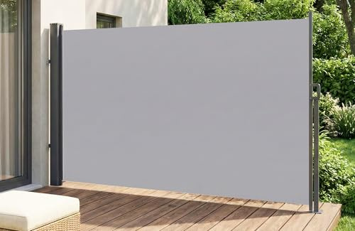 Casanoov PILAT retractable side awning 5x1.6 m light grey