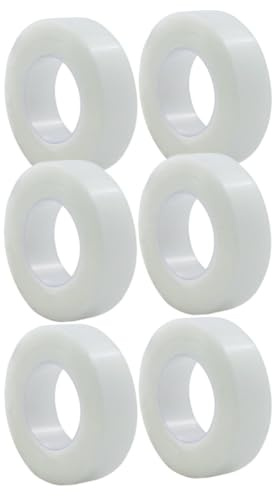 ibasenice 6rollos Cinta Adhesiva Transparente Invisible para Doble Párpado Transpirable y Resistente al Agua de Pegatinas de Maquillaje para Ojos y Cuidado Piel