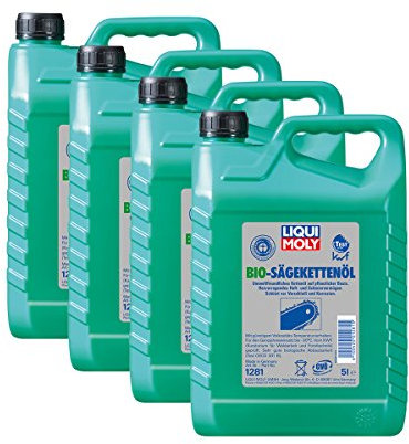 Liqui Moly 4X 1281 Bio Säge-Kettenöl Pflanzliche Basis 5L