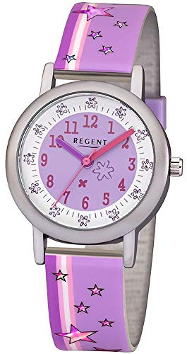 Regent MädchenArmbanduhr Analog Quarz Plastik 12400274