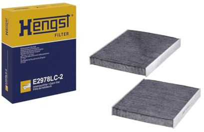 HENGST - Innenraumfilter E2978LC-2 - Luftfilter für den Innenraum mit Aktivkohle - Filtert Staub, Pollen & Gerüche für Allergiker - Für saubere Frischluft im KFZ - Automotive Zubehör