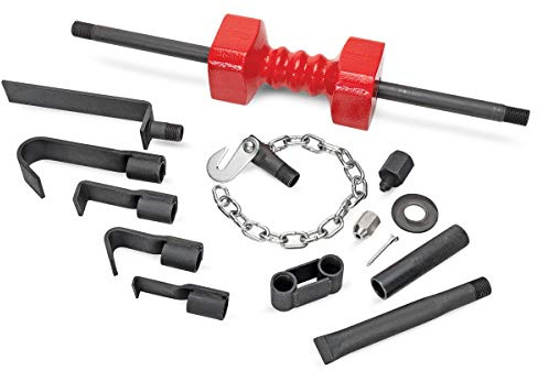 Eastwood 17 Piece 14 Pound Slide Hammer Metal Dent Puller Kit Steel Design