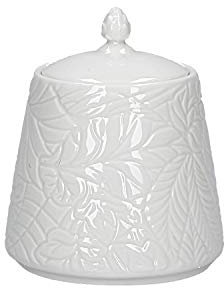 La Porcellana Bianca - Zuccheriera in Gift Box - Arredo Casa, Cucina - Linea Bosco - Idea Regalo - Porcellana - 9x9xh10,5 cm