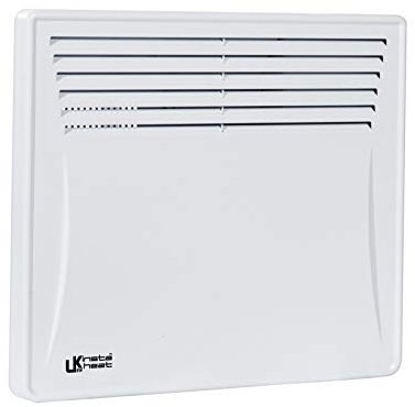 Eco Slimline Electric Panel Heater - 1KW (1000W) Wall Mount/Free Standing Energy Saving Digital Thermostat Convector Panel Heater with UK Plug