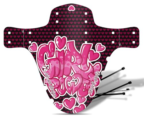 Riesel Design - Dreck:Spatz Kinderfahrrad Schutzblech - vorne, 16-29 Zoll | Spritzschutz für Kinder Fahrräder oder Mountainbikes, Mudguard vorne für Jungen & Mädchen