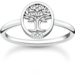 THOMAS SABO Ring Tree of Love mit Steinen 925 Sterling Silber TR2375