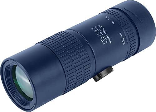 Levenhuk Discovery Gator 10–30x30 Kompaktes Zoom-Monokular mit BK-7 Optik | Stativ-Kompatibel, Rutschfeste Gummierung, Ideal für Outdoor, Vogelbeobachtung, Reisen, Sportevents und Naturerkundung