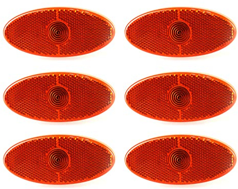 6x Seitenmarkierungsleuchte Positionslicht Gelb Begrenzungsleuchte Seitenlichter Für Bus Master mit Steckdose 261B00001R