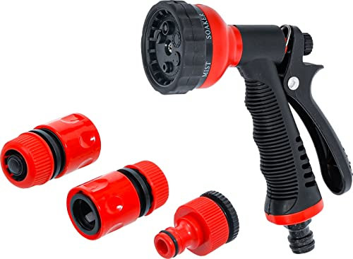 BGS Diy 70905 | Multifunktions-Garten-Handbrause | mit 6 Funktionen | 5-tlg.