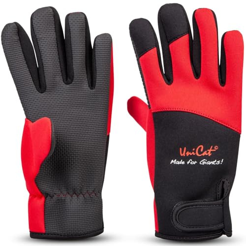 Uni Cat Landehandschuhe zum Wallerangeln Neopren Gripper