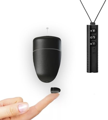 Oreillettes cachées Bluetooth V6 Oreillette espion invisible sans fil Copier Examen (Ultramini avec V6)