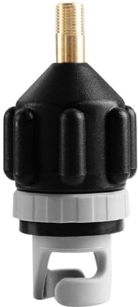 Dreuhuing S-UP Pumpenadapter, Adapter für Schlauchboot Ventil, Stand Up Paddle Board Luftpumpe Adapter, Luftventiladapter für Kanu Kajakfahren, Schwarz, SUP