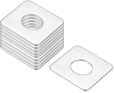PATIKIL Rondelle quadrate, M12 x 30 x 2 mm, 36 pezzi, rondelle quadrate, rondella quadrata, piastra di immagazzinaggio, in acciaio inox 304
