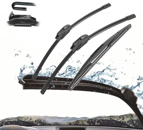 3PCS For Mitsubishi For Outlander 2013-2019 26 + 18+ 12 Front Rear Wiper Blades Windshield Windscreen Window Cutter Accessories