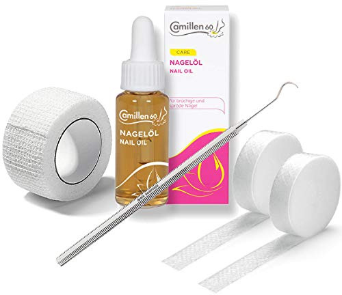 Kosmetex 2x Tamponade, Camillen 60 Nagelöl 1x Zehenbinde 1x Wattehaken, Zehen-Nagel Nagelfalz, Set 4