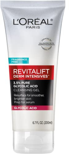 L'Oreal Paris Revitalift 3.5% Pure Glycolic Acid Brightening Cleansing Gel wth Salicylic Acid 6.7 fl oz
