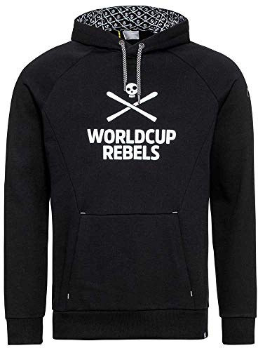 HEAD Herren Race Rebels Hoodie Men Sweatshirts, Schwarz, 3XL EU