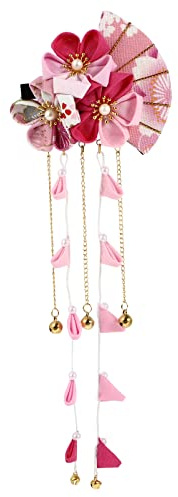 minkissy Horquilla De Estilo Japonés Para Mujer Pinza De Borla Larga Adorno Clásico Cabello De Novia Para Bodas y Decoración De Peinado