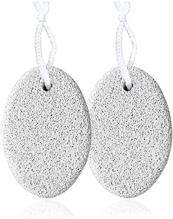 Bimsstein Fußpflege 2 Stück, Bimsstein Hornhautentferner Pumice Stone für Hornhaut undHautverhärtungen Entfernung für Füße und Hände