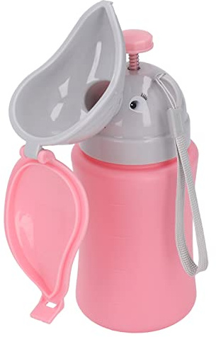 Tragbarer Notfall-Urinal-Töpfchen-Toiletten-Pipi-Trainingsbecher für Baby-Kind-Mädchen (Rosa für Mädchen)