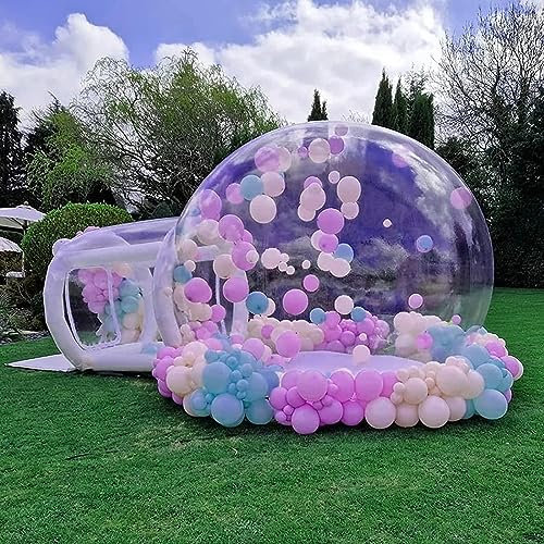 Tente à Bulles de Dôme de Jardin/Maison à Bulles Gonflable de fête en Plein air/Tente Gonflable de Ciel étoilé Maison à Bulles de Camping étanche en PVC Transparent,4M/13Ft Interesting