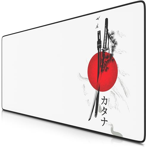 TITANWOLF Tapis de Souris Gaming XXL 900x400mm, Mouse Pad Mat, sous-Main Bureau Gamer Extra Large en Tissu, Base antidérapante, Haute précision et Vitesse, pour Souris claviers Roccat Razer Logitech