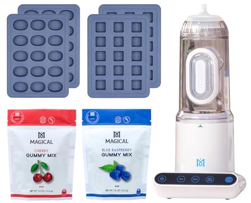 Magical Butter Gummy Maker Set with Gummy Molds and Gummy Mixes