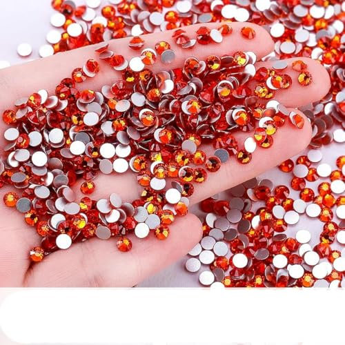 WBLSPA SS4-SS30 Bunte, Nicht Hotfix-Strasssteine, Glitzerkristall, zum Aufkleben, Strass-Diamant-Strasssteine für Kleidungsstücke, Nagelkunst-Dekorationen-Hyazinthe-SS16-1440 Stück