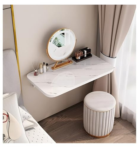 Wandklapptisch 60 * 40cm, Wand Montierter Klapptisch, Wandtisch Klappbar, Wandklapptisch Küche, Platzsparender Klapptisch Zur Wandmontage(Walnut,60x30cm(1.96x0.98ft))
