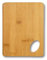 pubblienne Tagliere Bamboo 20x15 cm - Tagliere Professionale Antibatterico da Cucina Resistente e Reversibile - Taglieri in Legno di bambù con Foro di Impugnatura