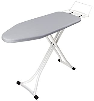 ZJPOJPH ASSE da Stiro Professionale, Pieghevole, Regolabile in Altezza, Verticale, poggiaferro di Sicurezza, a 4 Gambe, per Uso Domestico, Lavanderia o dormitorio.