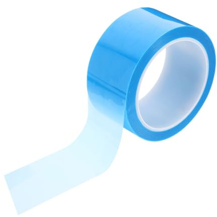 VALICLUD Blue Refrigerator Appliance Pet Tape 5cm X 50m Waterproof High Adhesion Heat Resistant Tape No Residue for Electronics Component Fixing