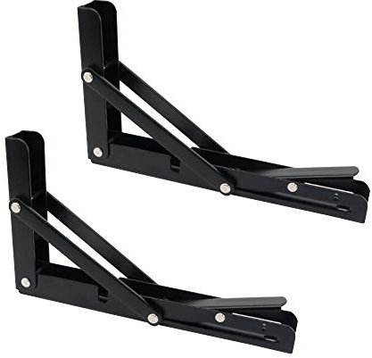 Triangle bracket Stainless Steel Folding Support Frame Billy Bracket Microwave Shelf Bracket Wall Support Movable Shelf (paint White/paint Black/stainless Steel Color)