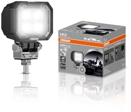 OSRAM LEDriving Rect WL VX80-WD, phares de travail LED TOUT-TERRAIN, 1 500 lumens, faisceau lumineux jusqu'à 56 m, 12 V/24 V