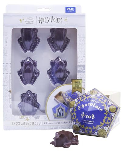 PME Harry Potter Set stampini per Cioccolato, Rane di Cioccolato di Honeyduke's con Scatole pieghevoli e Carte da collezione