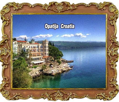 Opatija Kroatien Kühlschrankmagnete Touristen-Souvenir Kühlschrank Dekoration Magnet