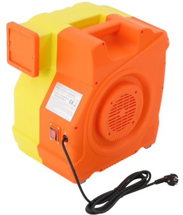 2 PS Elektrische Luftgebläse 1600W Kommerzielles Hüpfburg-Gebläse Geschwindigkeit 3300RPM Luftmenge 1080m³/h Elektrisches Gebläse für Außenbereich, Aufblasbare Malkabinen 42x28x38cm