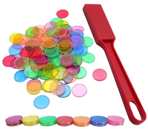 101 Magnetiskt bingokit, 100 marker, 1 magnetisk pinne, lottopioner