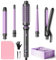 Boucleur à Cheveux BESTOPE PRO 5 en 1 - Fer à Boucler Avec un Lisseur Cheveux,Brosse Thermique, Boucleur Wavy (9 mm-25 mm),Fer à Friser Kit - Température Réglable,Pour Les Voyages et Les Cadeaux
