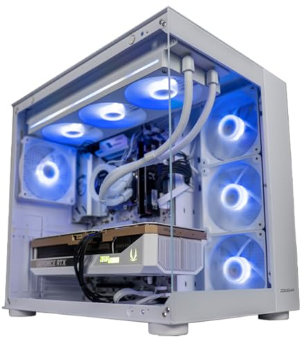 PJ DIGITAL STORE EGEMONE VS4 EVO - Pc gaming Ryzen 5 9600X, RTX 5070 12GB, Ram 32Gb 6000Mhz Ddr5, SSD NVMe 1000Gb, Dissipatore a Liquido 360mm, Wind 11 Pro