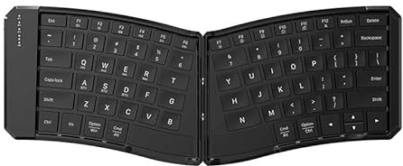 Winnes Pieghevole Tastiera Bluetooth Senza Fili Ultra-Sottile Silenzioso Tablet Computer Portatile Mini Forma Speciale Ergonomico Tastiera Desktop