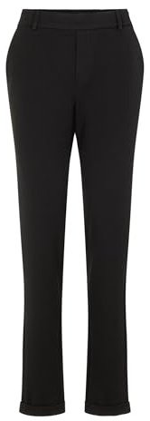 VERO MODA Damen VMMAYA MR Loose SOLID Pant NOOS 10225280, Black, L/34