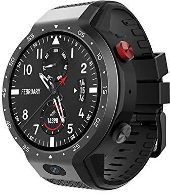 Smart Sports Tracker Watch, Android 7.1.1 3GB + 32GB Passometer Fitness Tracker Soporte GPS WiFi Heart Rate Bluetooth Smartwatch