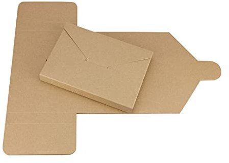 Braune Faltschachtel Mailer C4, 324 x 229 x 18 mm, Kraftkarton - 10er Pack