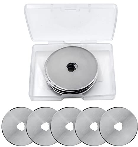 15 Piezas Cuchilla de Corte Rotativa de 45 mm Cuchillas de Repuesto de Corte para Cortador Giratorio