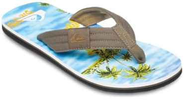 Quiksilver Molokai Layback Sandales pour homme Coronet Blue Naturama, 45 EU, Coronet Blue Naturama, 45 EU